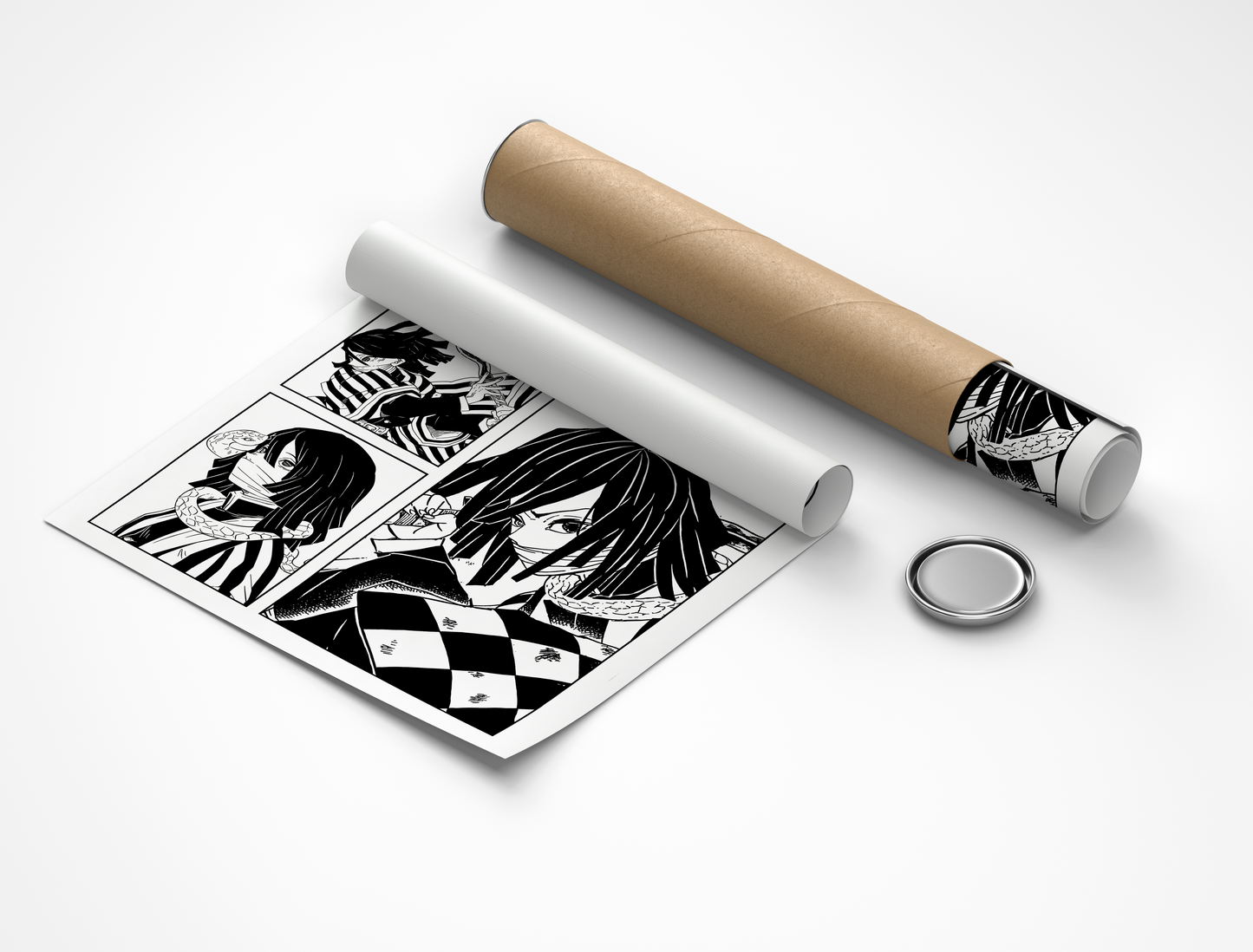 Demon Slayer Obanai Iguro Rollup Poster