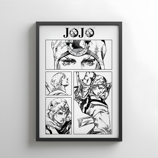 Johnny Joestar Rollup Poster