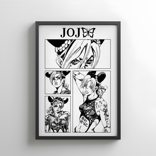 Jolyne Cujoh Rollup Poster