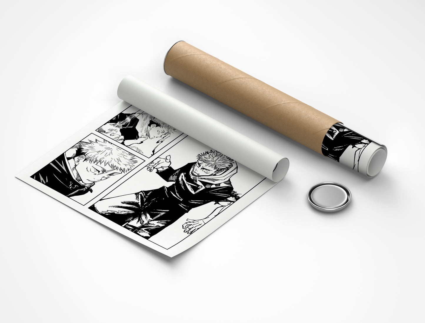 Yuji Itadori Jujutsu Kaisen Rollup Poster