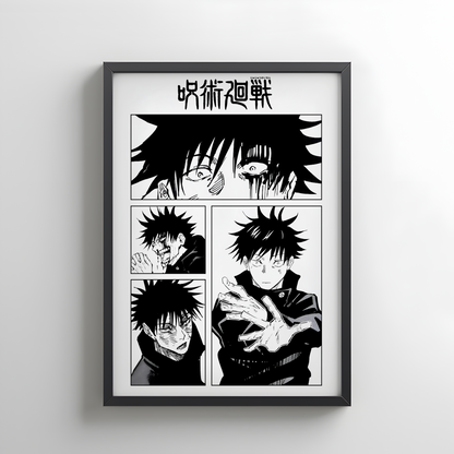 Megumi Fushiguro Jujutsu Kaisen Rollup Poster