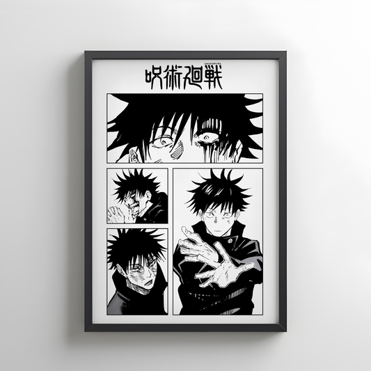 Megumi Fushiguro Jujutsu Kaisen Rollup Poster