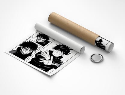 Megumi Fushiguro Jujutsu Kaisen Rollup Poster
