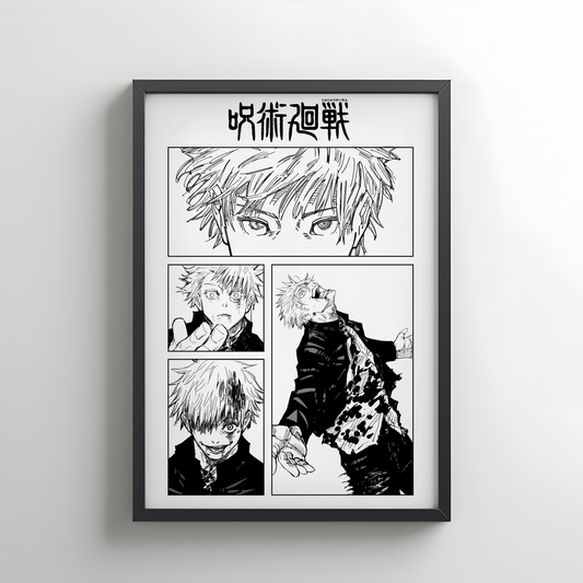 Satoru Gojo Jujutsu Kaisen Rollup Poster