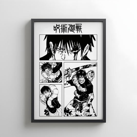Toji Fushiguro Jujutsu Kaisen Rollup Poster