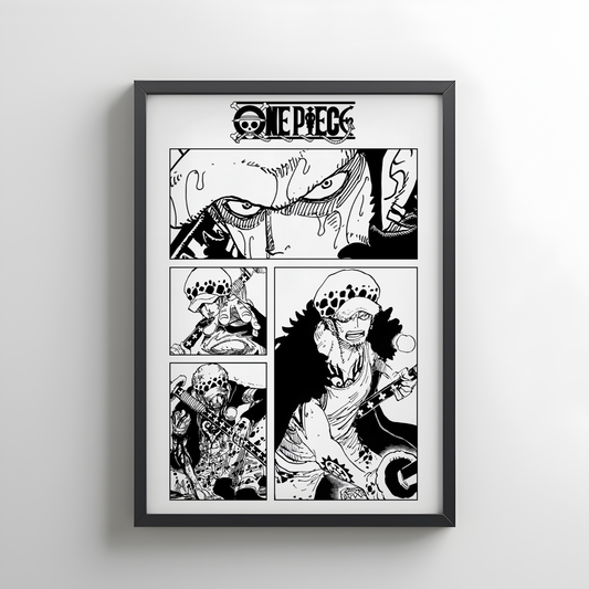 One Piece Trafalgar D. Water Law Rollup Poster