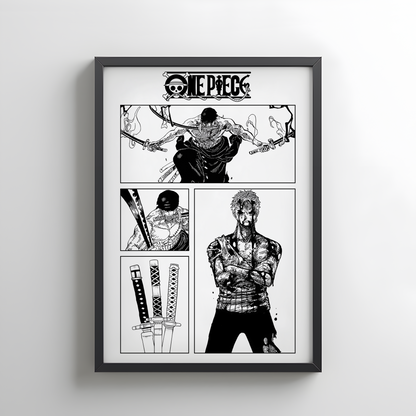 One Piece Roronoa Zoro Rollup Poster