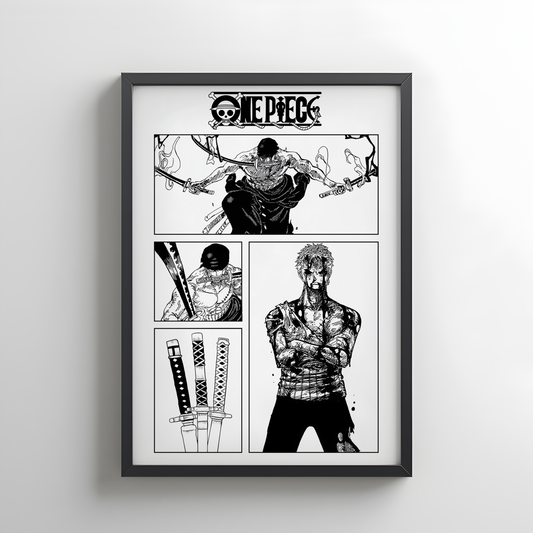 One Piece Roronoa Zoro Rollup Poster