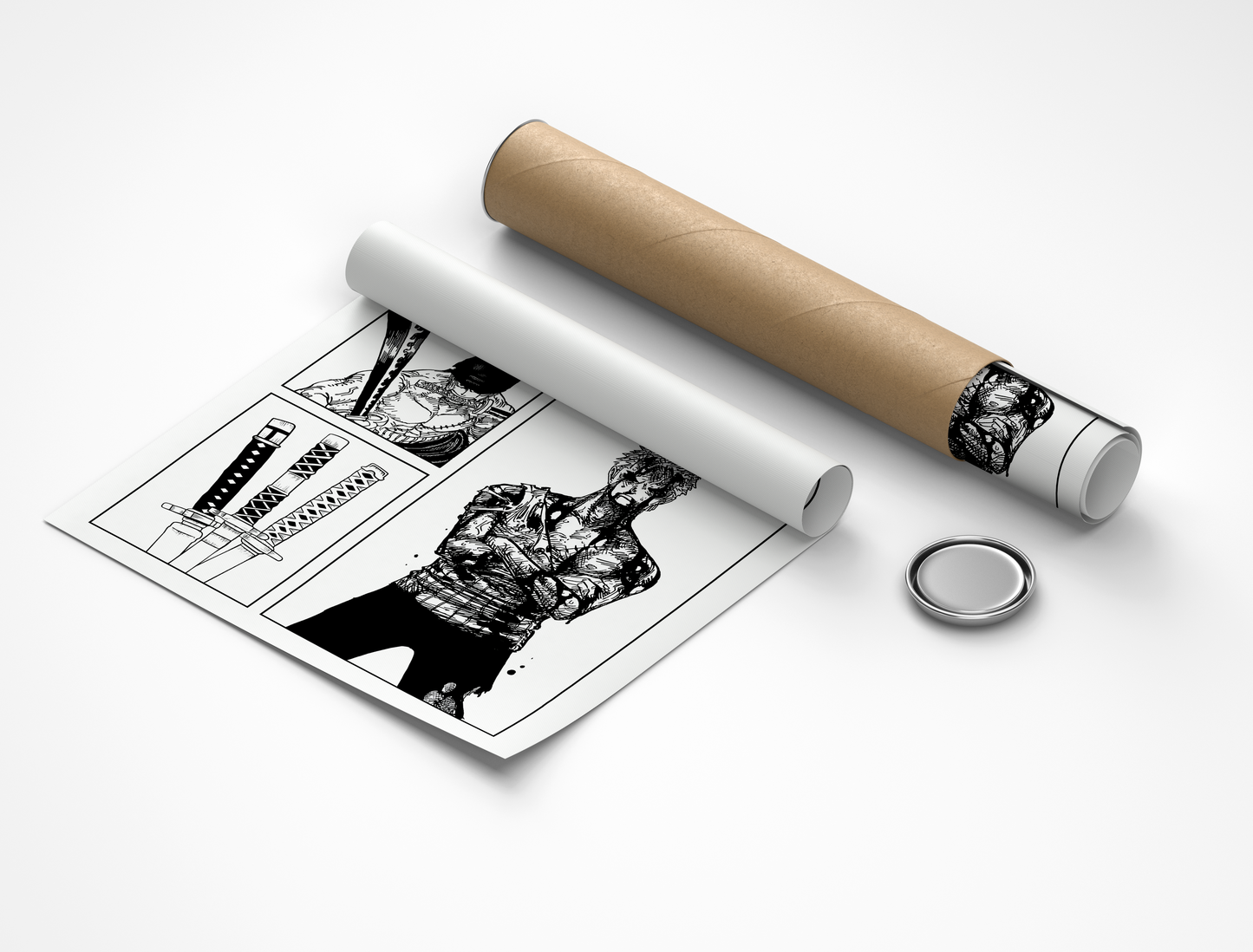 One Piece Roronoa Zoro Rollup Poster