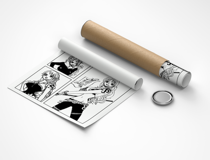 One Piece Nami Rollup Poster