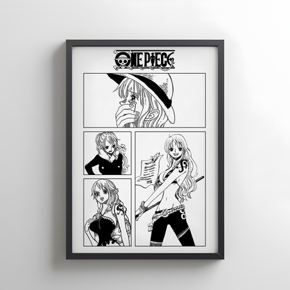 One Piece Nami Rollup Poster