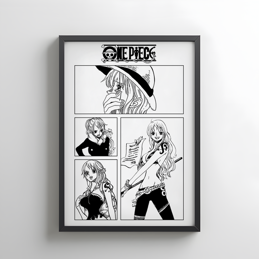 One Piece Nami Rollup Poster