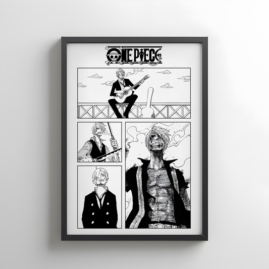 One Piece Sanji Rollup Poster