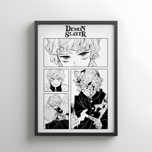 Demon Slayer Zenitsu Agatsuma Rollup Poster