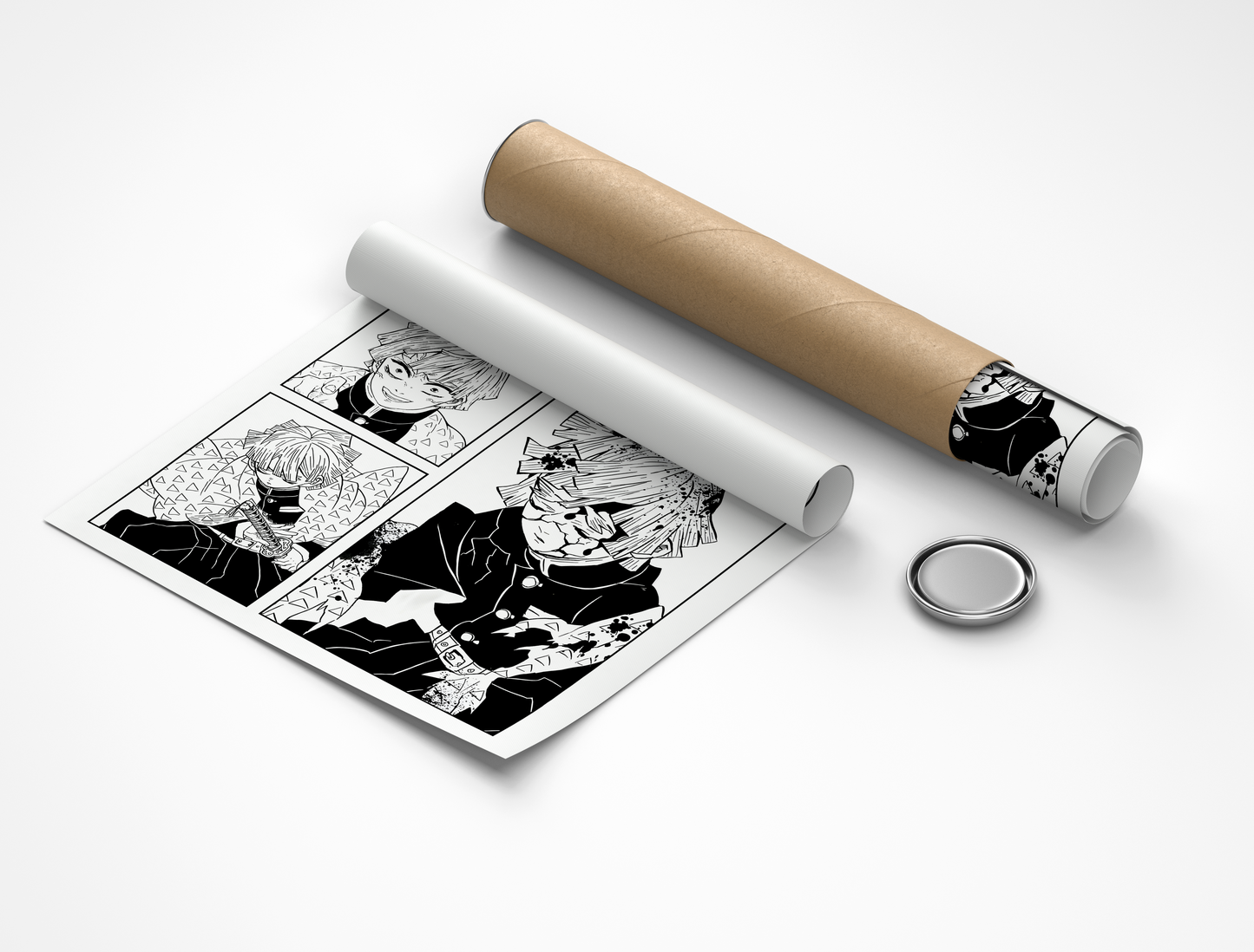 Demon Slayer Zenitsu Agatsuma Rollup Poster