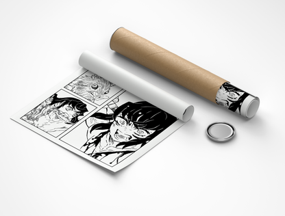 Demon Slayer Inosuke Hashibira Rollup Poster