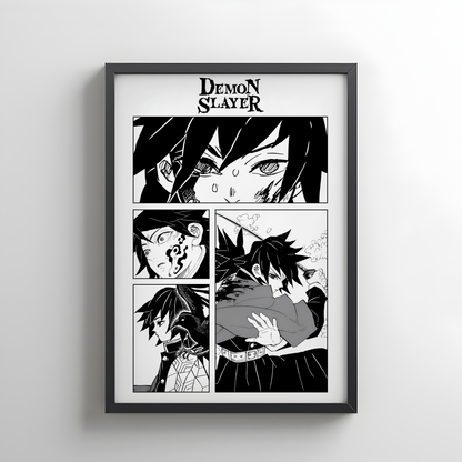 Demon Slayer Giyu Tomioka Rollup Poster