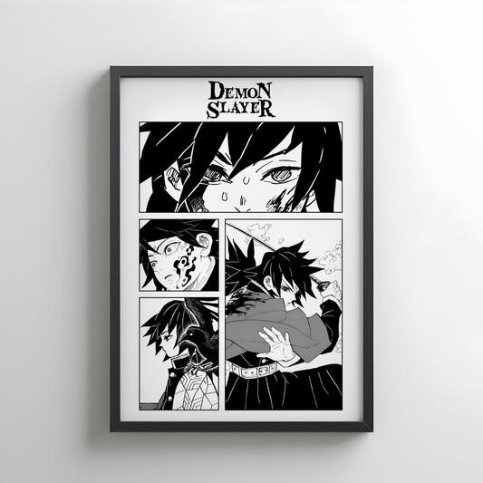 Demon Slayer Giyu Tomioka Rollup Poster