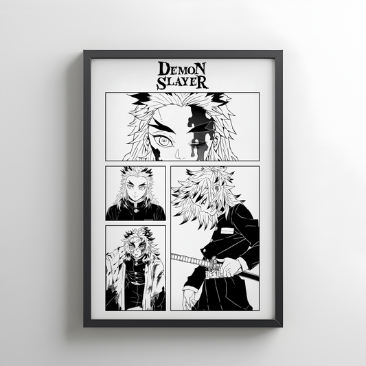 Demon Slayer Kyōjurō Rengoku Rollup Poster
