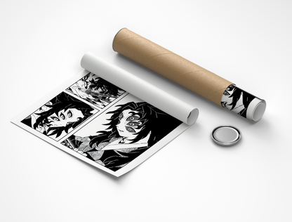 Demon Slayer Kokushibo Rollup Poster