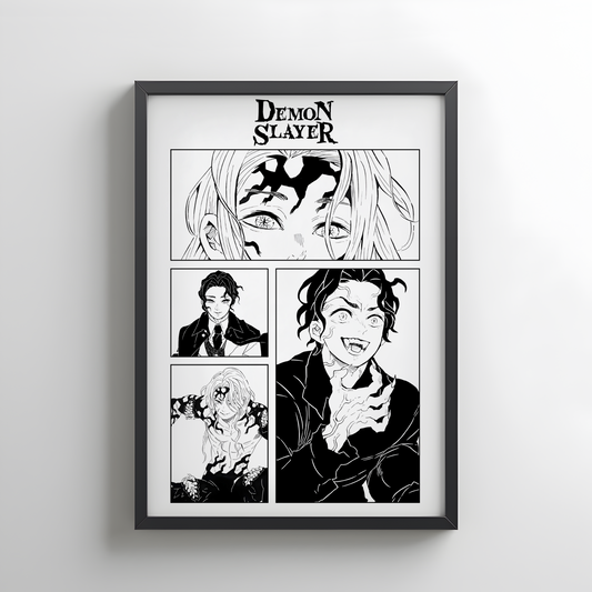 Demon Slayer Muzan Kibutsuji Rollup Poster