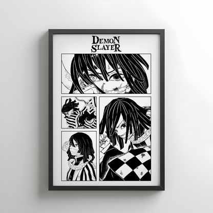 Demon Slayer Obanai Iguro Rollup Poster