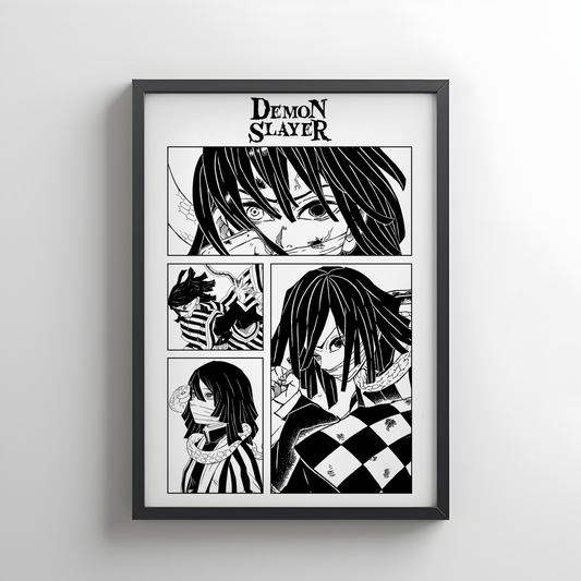 Demon Slayer Obanai Iguro Rollup Poster