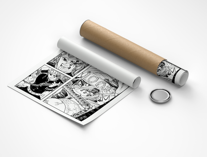 Demon Slayer Tengen Uzui Rollup Poster