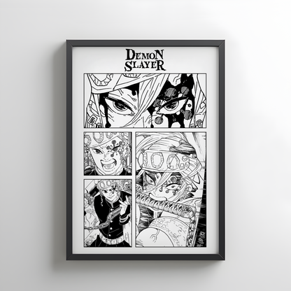 Demon Slayer Tengen Uzui Rollup Poster